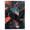 Книга канцелярська А4, 192 сторінки в клітинку, обкладинка картон твердий Flora 8423-28-A Axent