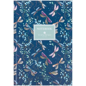 Блокнот А5, 96 страниц в клетку, обложка картон твердый Turnowsky Floral 6 8457-15-A-TR Axent
