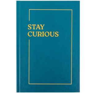 Блокнот А5, 96 сторінок в клітинку, обкладинка картон твердий Stay curious 8457-19-A Axent