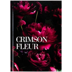 Блокнот А5, 96 сторінок в клітинку, тверда обкладинка Crimson fleur 8459-4-A Axent