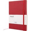 Книга записна Partner Soft L, 190*250, 96 арк, кліт, червон 8615-06-A (1)