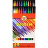 Цветные бездревесные художественные карандаши PROGRESSO, 24 цвета. Картонная упаковка с пластиковым поддоном. 875802