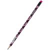 Олівець чорнографітний НВ, з гумкою Floral Black 9009/36-14-A Axent