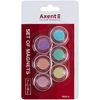 Магніт для дошки, розмір 3 см, 6 шт в упаковці, мікс Pastelini 9829-А Axent