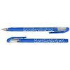 Ручка кулькова синя 0,5 мм Blue floral AB1049-36-A Axent