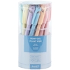 Ручка шариковая синяя 0,7 мм, микс Soft Pastel AB1102-02-A Axent