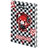 Блокнот А6, 80 сторінок в клітинку, обкладинка картон твердий Aggretsuko AR25-199 Kite