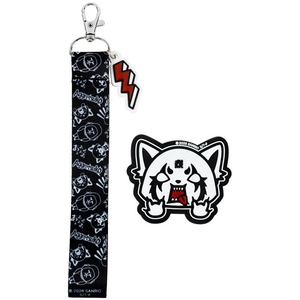Набор: патч на липучке и брелок Aggretsuko AR26-3010 Kite