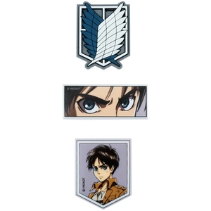 Патч на липучці, 3 шт в наборі Attack on Titan AT26-3012 Kite