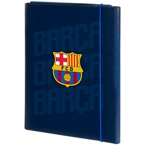 Папка для уроків праці А4, на гумці FC Barcelona BC25-213 Kite