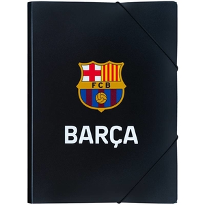 Папка для зошитів пластикова А4, на гумці FC Barcelona BC25-247 Kite
