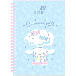 Блокнот А5, 80 страниц в клетку, пластиковая обложка Cinnamoroll CR26-277 Kite