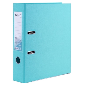 Папка-регистратор А4, 7,5 см, бирюзовая двухсторонняя Pastelini D1712-22C Delta