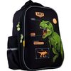Рюкзак напівкаркасний Education Dinosaur GO21-165M-4 Go Pack, ортопедична спинка, нагрудний ремінь, світловідбиваючі елементи