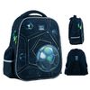 Рюкзак шкільний напівкаркасний Winner GO24-165M-7 GO Pack, дихаюча ергономічна спинка, ущільнене дно, світловідбиваючі елементи