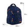 Рюкзак шкільний Run Faster GO24-175M-10 GoPack Education, анатомічна спинка, світловідбиваючі елменти, нагрудний ремінь