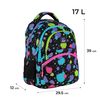 Рюкзак шкільний Graffiti GO24-175M-1 GoPack Education, анатомічна спинка, світловідбиваючі елменти, нагрудний ремінь