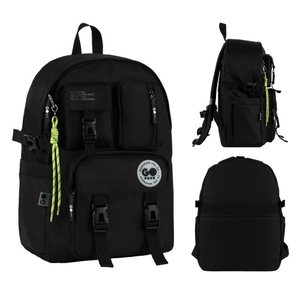 Рюкзак шкільний Education Teens GO26-2500L-3 GO Pack, ущільнена спинка, S-подібні лямки, кишеня для ноутбука, світловідбиваючі елементи
