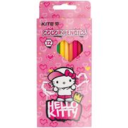 Карандаши цветные 12 цветов Hello Kitty HK21-051 Kite