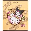 Зошит в клітинку 48 аркушів, кольорова обкладинка Soft-touch + УФ-лак, дизайн: Hello Kitty Kite HK23-259