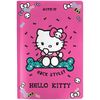 Блокнот А5, 40 сторінок в клітинку, подвійна обкладинка пластик і картон Hello Kitty HK23-460 Kite