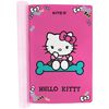 Блокнот А5, 40 сторінок в клітинку, подвійна обкладинка пластик і картон Hello Kitty HK23-460 Kite