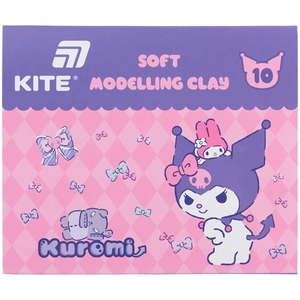 Пластилін восковий, 10 кольорів, 200 г Kuromi HK24-084 Kite
