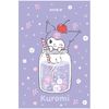 Блокнот А5, 64 сторінки без лініювання, м'яка обкладинка Hello Kitty Kuromi HK24-193-2 Kite