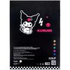 Бумага цветная неоновая А4, 10 листов (5 цветов), плотность 80 г/м2 Kuromi HK24-252-2 Kite