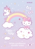 Картон білий А4, 10 аркушів, щільність 210 г/м2 Hello Kitty HK24-254 Kite