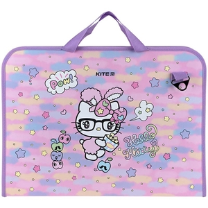 Папка-портфель А3+, на блискавці Hello Kitty HK24-411 Kite