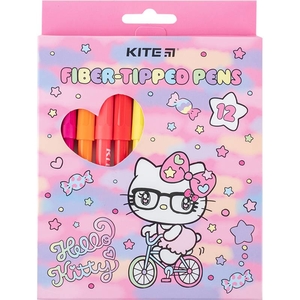 Фломастери, 12 кольорів Hello Kitty HK24-447 Kite