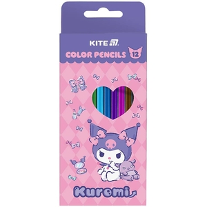 Олівці кольорові, 12 кольорів Kuromi HK25-053 Kite