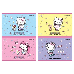 Альбом для малювання А4, 24 аркуші, 100 г/м2, мікс Hello Kitty HK25-242-1 Kite