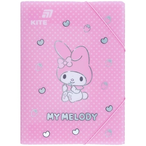 Папка для тетрадей пластиковая А4, на резинке My Melody HK25-247-2 Kite