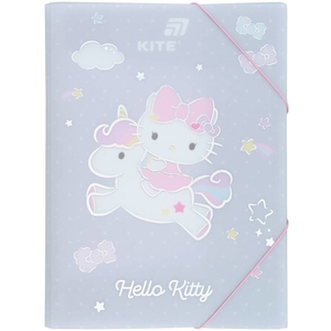 Папка для тетрадей пластиковая А4, на резинке Hello Kitty HK25-247-3 Kite