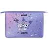 Папка для тетрадей пластиковая А4+, на молнии Kuromi HK25-428 Kite