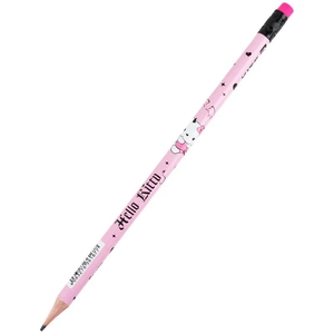 Карандаш чернографитный НВ, с резинкой Hello Kitty HK26-056 Kite