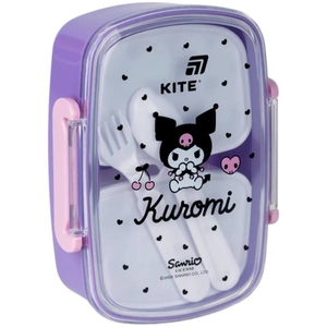 Ланчбокс, 750 мл, зі столовими приладами Kuromi HK26-181-2 Kite