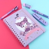 Блокнот А5, 80 страниц в ячейку, обложка картон твердый Kuromi HK26-190-2 Kite