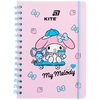 Блокнот А5, 80 сторінок в клітинку, обкладинка картон твердий My Melody HK26-190-3 Kite