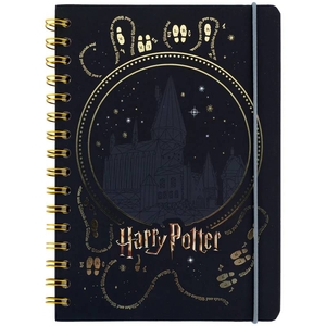 Блокнот А5, 80 сторінок в клітинку, обкладинка картон твердий Harry Potter HP26-190 Kite