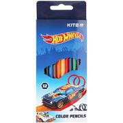 Олівці кольорові 12 кольорів Hot wheels HW21-051 Kite