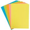 Бумага цветная двусторонняя неоновая A4, 10 листов/5 цветов. Плотность 80г/м2. Упаковка: картонная папка. HW21-252