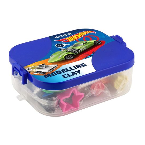 Пластиліновий набір: тісто 7 кольорів, 380 г + 8 формочок Hot Wheels HW22-080 Kite Пластиліновий набір: тісто 7 кольорів, 380 г + 8 формочок Hot Wheels HW22-080 Kite