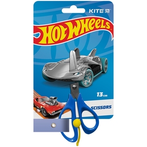 Ножиці дитячі, 13 см, зі зворотним механізмом Hot Wheels HW23-129 Kite