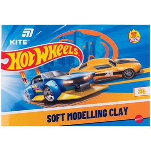 Пластилин восковой, 24 цвета, 480 г Hot Wheels HW25-089 Kite