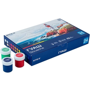 Краски гуашевые, 24 цвета по 20 мл Classic K-097 Kite