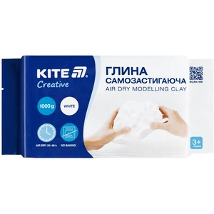 Глина самозастигаюча біла, 1 кг Creative K-290 Kite