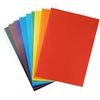 Картон кольоровий односторонній А5, 10 аркушів/10 кольорів. Щільність 230г/м2. Упаковка: паперовий слайдер. K21-1257 (1)